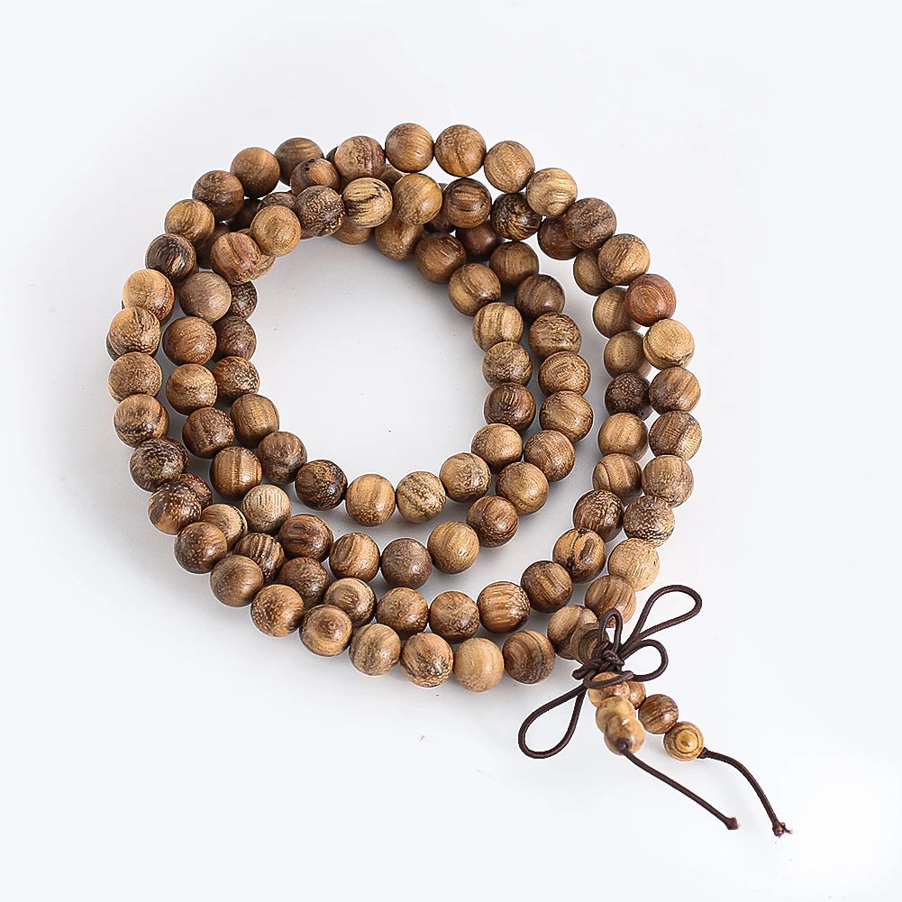 Jewelry Making Vietnam - 1 Strand Natural Vietnam Incense Wood