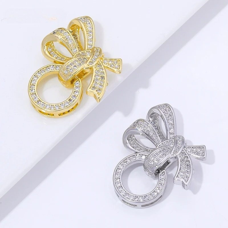 Jewelry Making Kit For Beginners - 18K Gold Plated Pearl Clasps Connectors