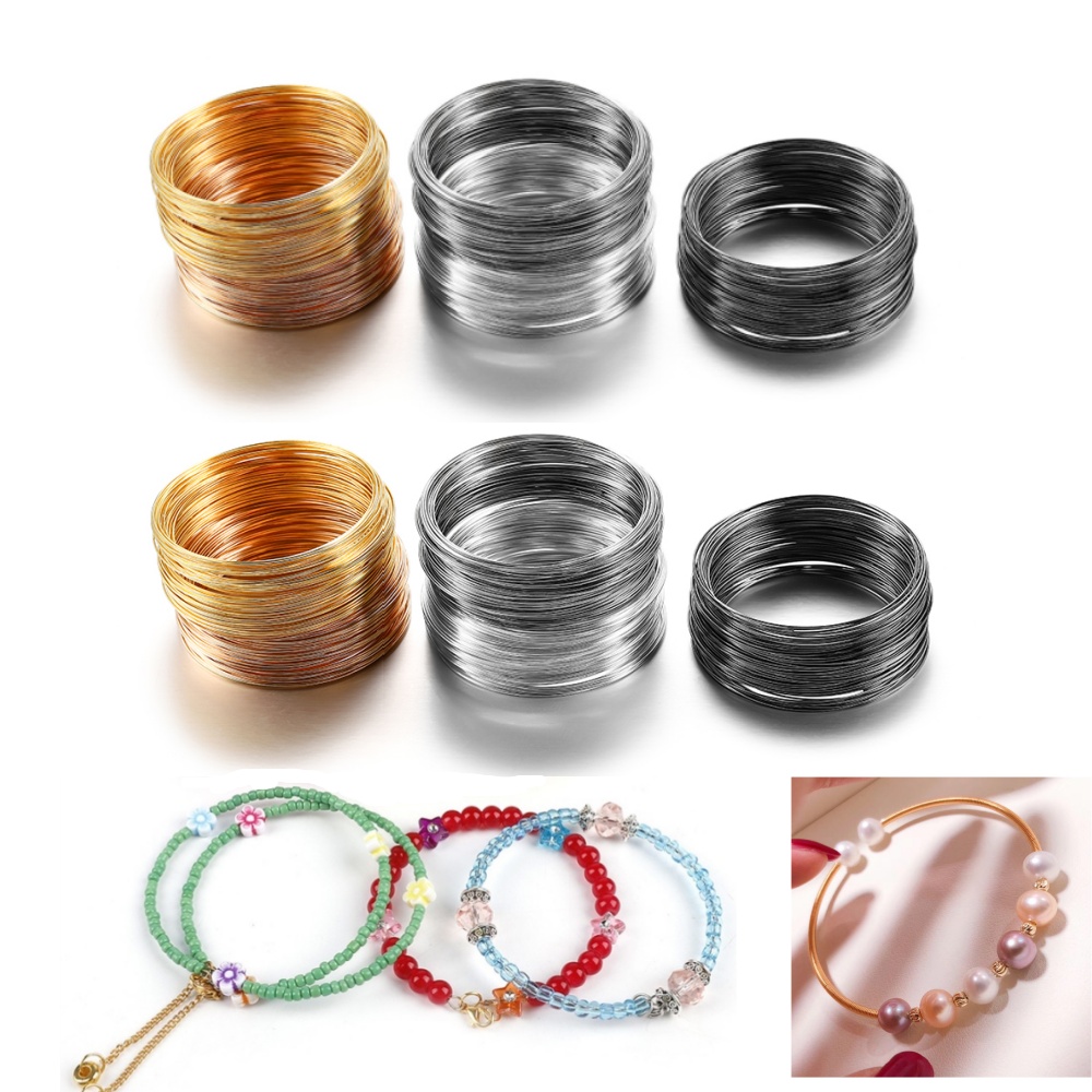 Jewelry Making Loops - 100 Loops/lot 0.6mm Silver Gold Bronze