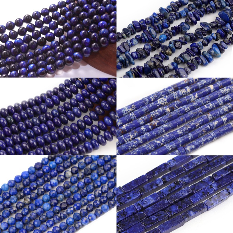 Jewelry Making Dc - DC Lapis Lazuli Beads Natural Stone
