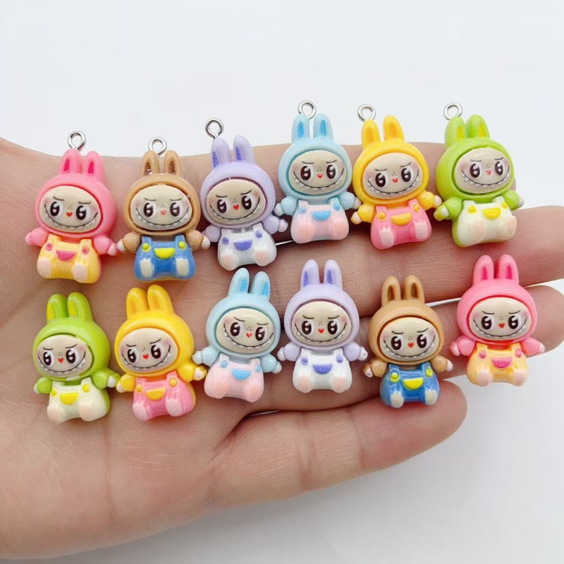 Jewelry Making Resin - 10Pcs Kawaii Rabbit Strawberry House Resin