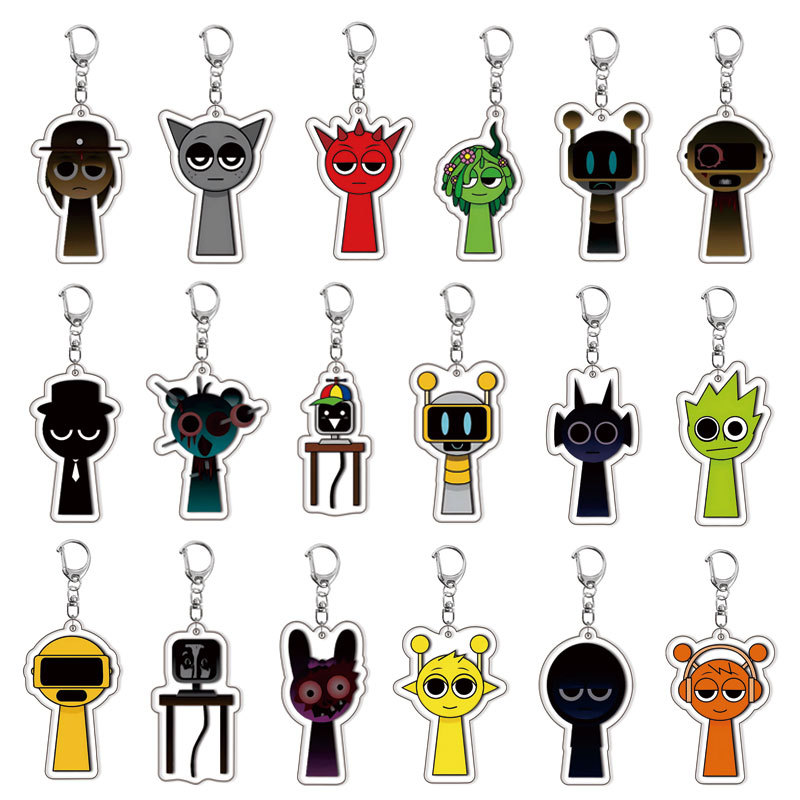 Jewelry Making Resin - Incredibox Sprunky Beats Rhythm Crew Keyring