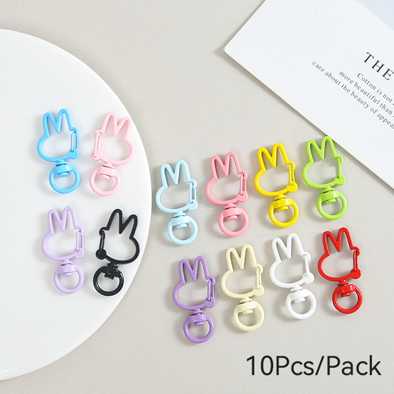 Jewelry Making Kit For Beginners - Unique 10Pcs/Pack Rabbit Buckle Accessories For
