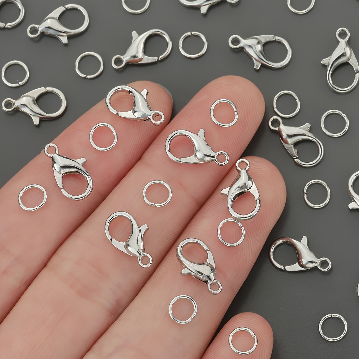 1/2/300pcs Lobster Clasps Open - Jewelry Making Loops ulasan dan harga