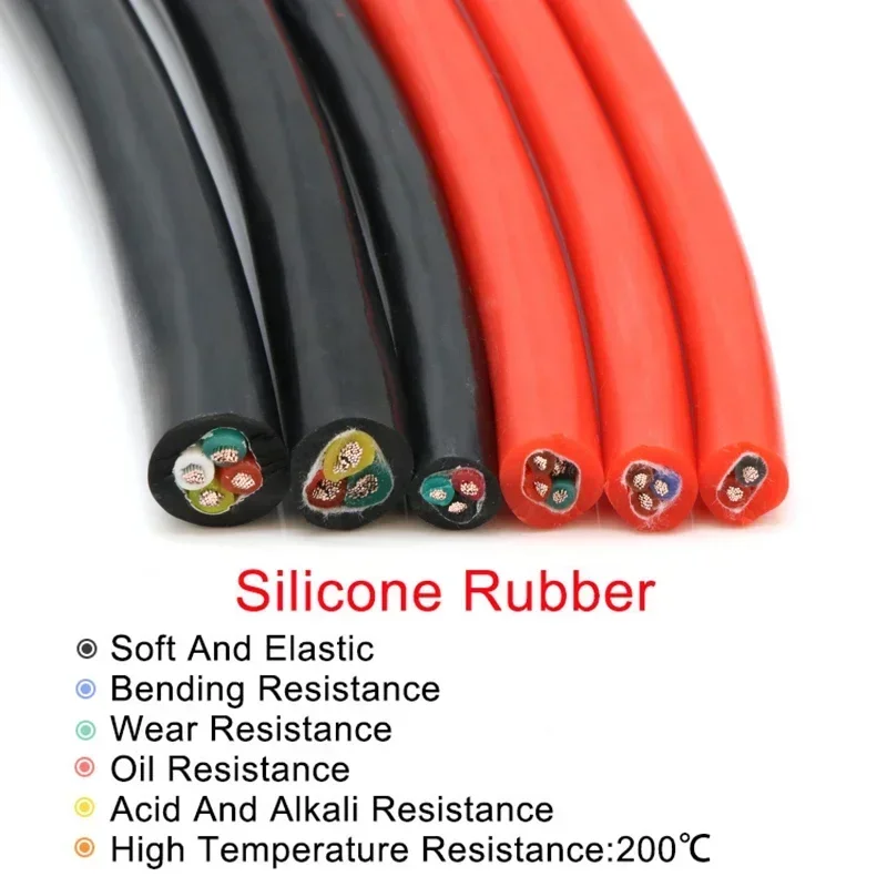 1/5M 2 3 4 5 Cores Flexible Si - Wire 22 Gauge Copper ulasan dan harga