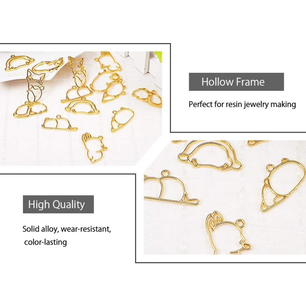 14pcs Hibernator Theme Open Be - Jewelry Making Loops ulasan dan harga