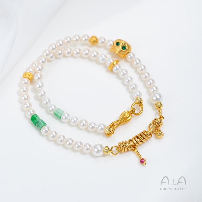 Vietnam Sand Gold Pearl Beads  - Jewelry Making Vietnam ulasan dan harga