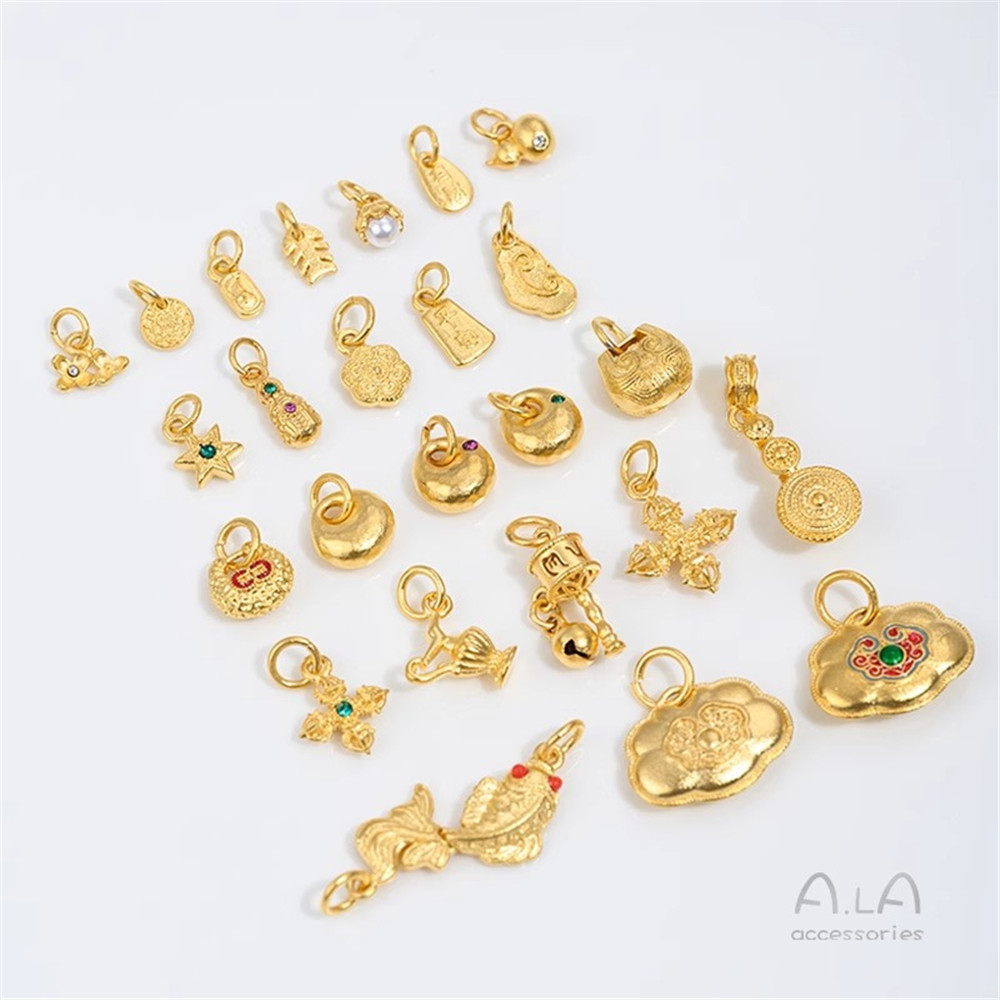 Vietnam Sand Gold Vintage Ruyi - Jewelry Making Vietnam ulasan dan harga