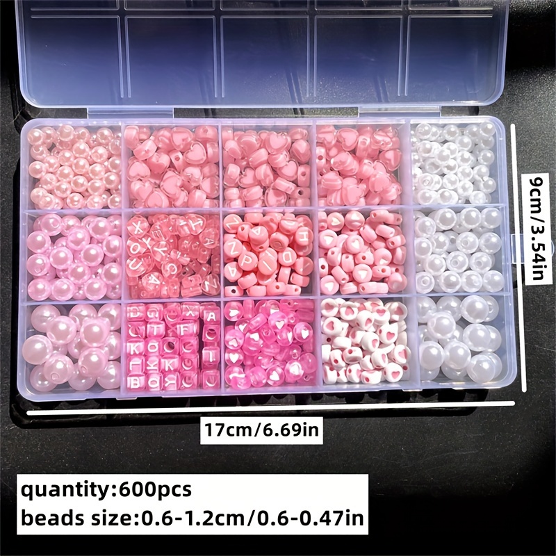 10-piece pink alphabet box, ac - Jewelry Making Kit For Beginners ulasan dan harga