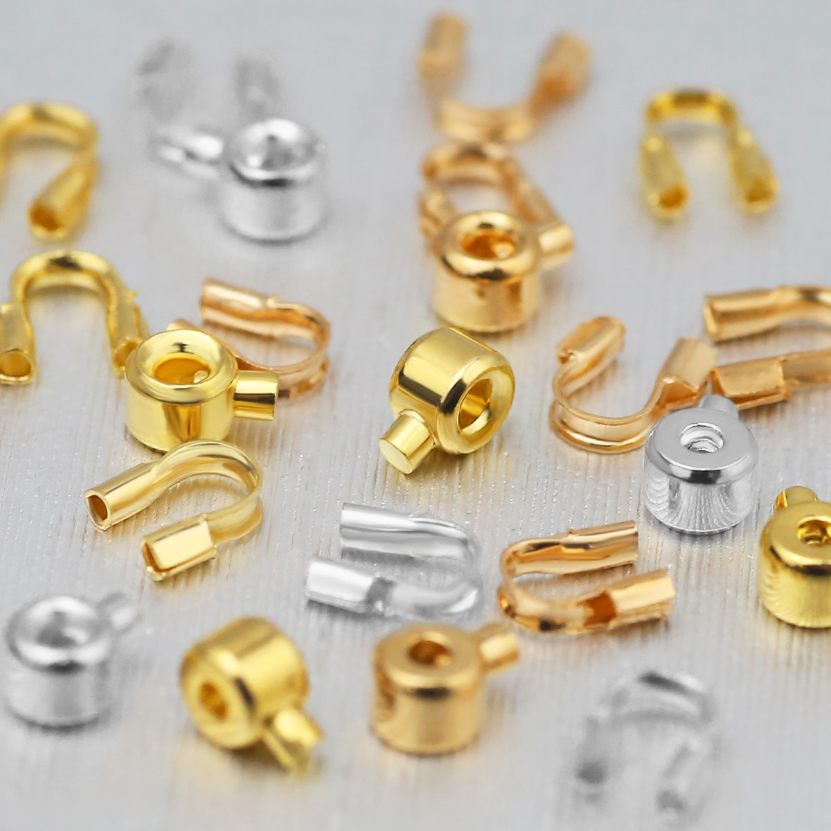 20Pcs Positioning Bead Copper  - Jewelry Making Loops ulasan dan harga