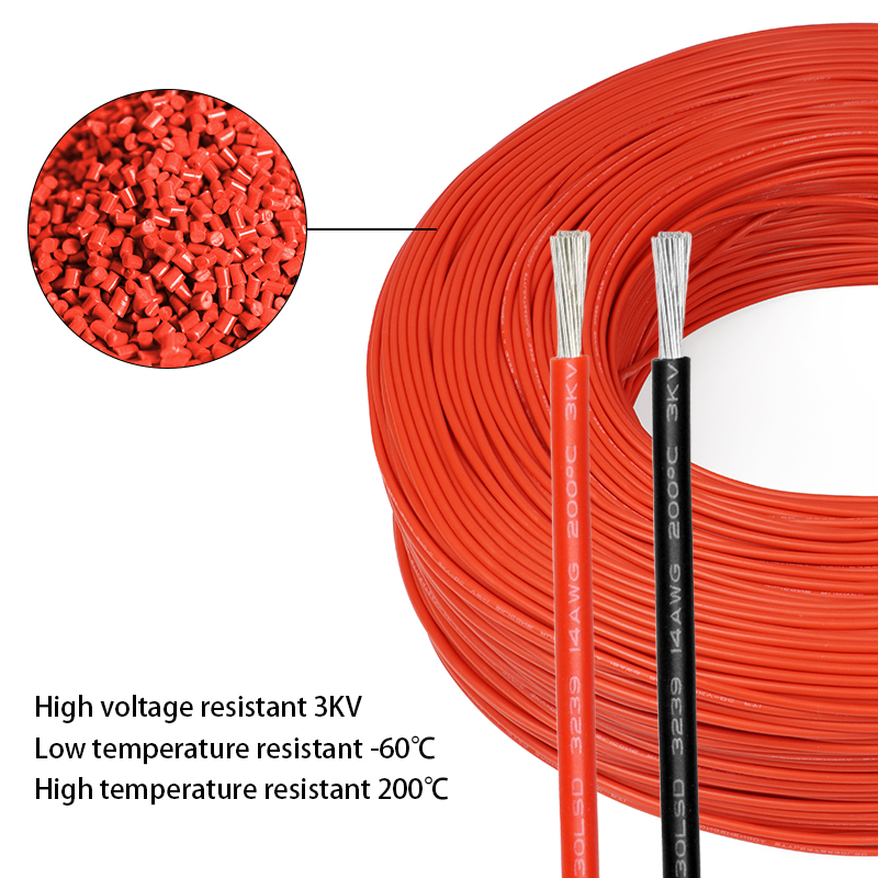1/5M UL3239 Silicone Wire 3KV- - Wire 22 Gauge Copper ulasan dan harga