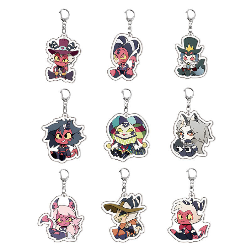 Hazbin Hotel New Acrylic Popul - Jewelry Making Resin ulasan dan harga