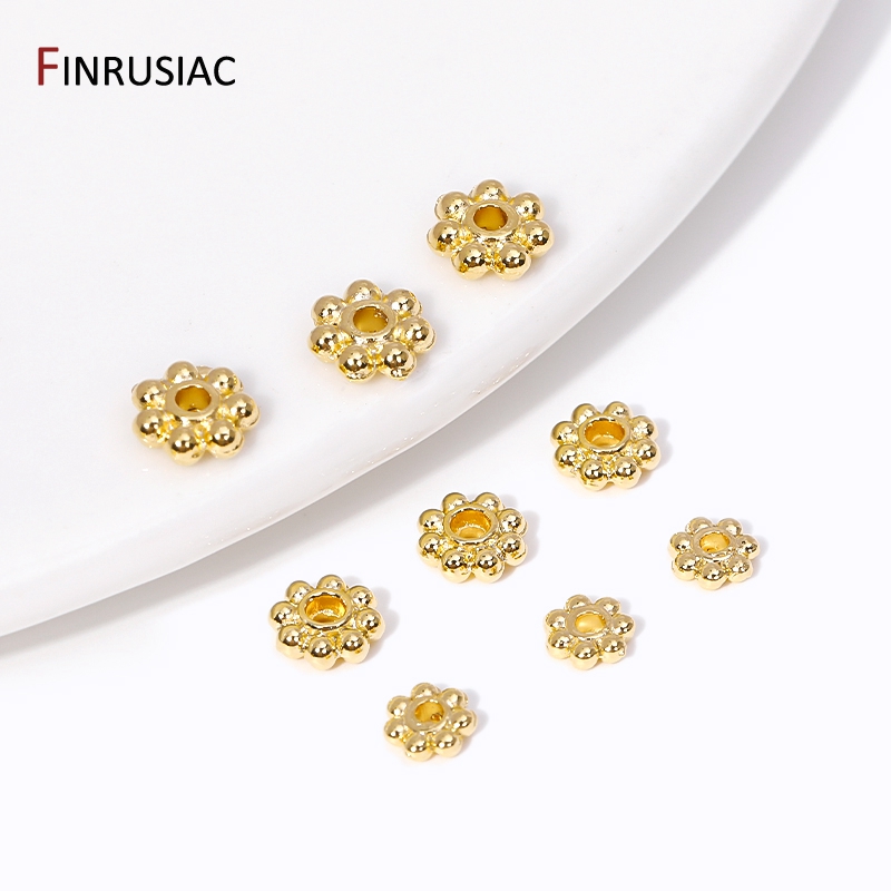 30PCS 4mm/5mm/6mm 14K Real Gol - Jewelry Making Bali ulasan dan harga