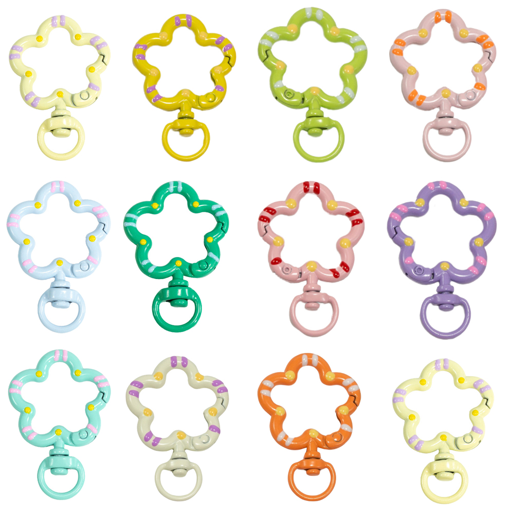 5pcs Flower Metal Lobster Claw - Jewelry Making Kit For Beginners ulasan dan harga