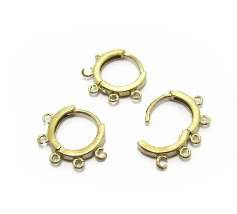 10pcs Brass Ear Hoops, Leverba - Jewelry Making Loops ulasan dan harga