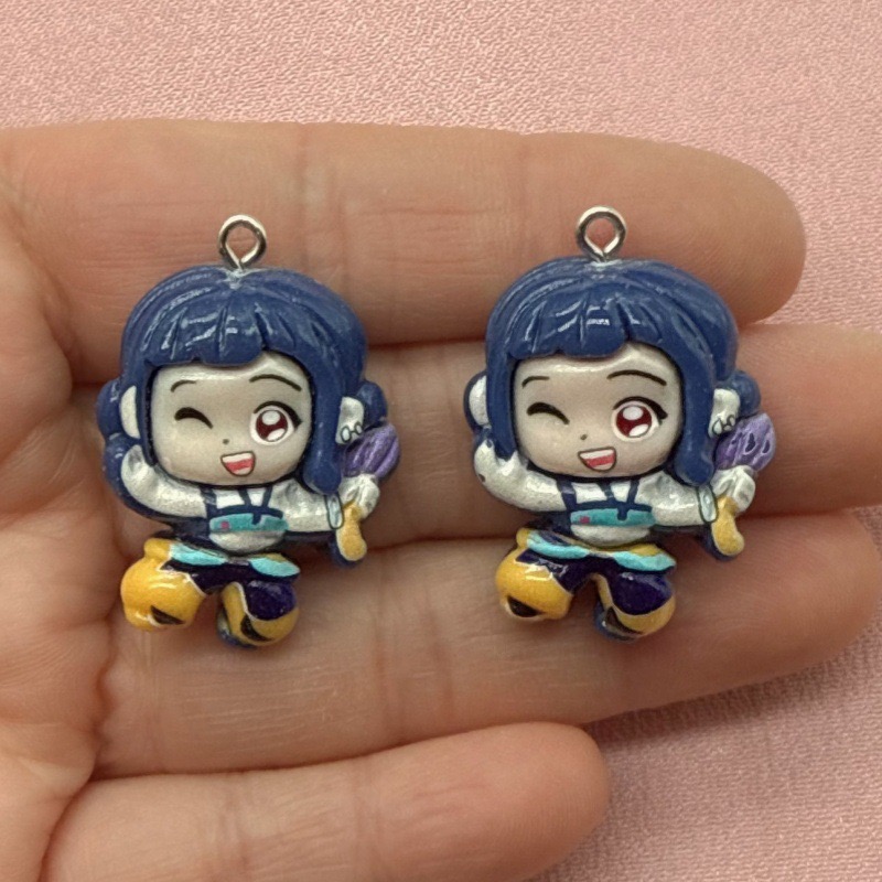 10pcs resin cartoon pendant, D - Jewelry Making Resin ulasan dan harga