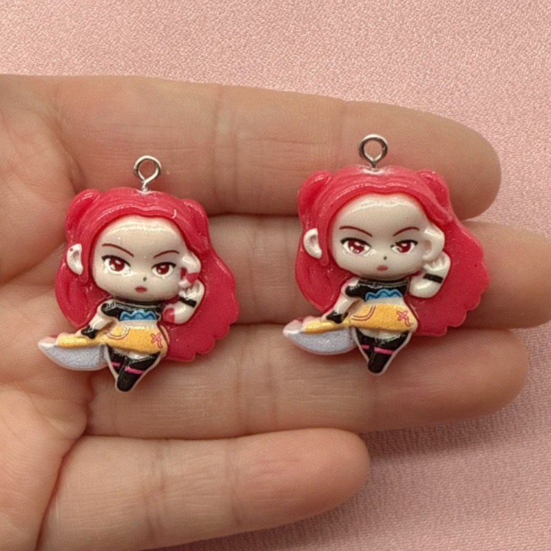 10pcs resin cartoon pendant, D - Jewelry Making Resin ulasan dan harga