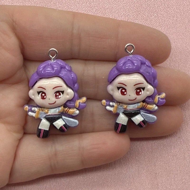 10pcs resin cartoon pendant, D - Jewelry Making Resin ulasan dan harga
