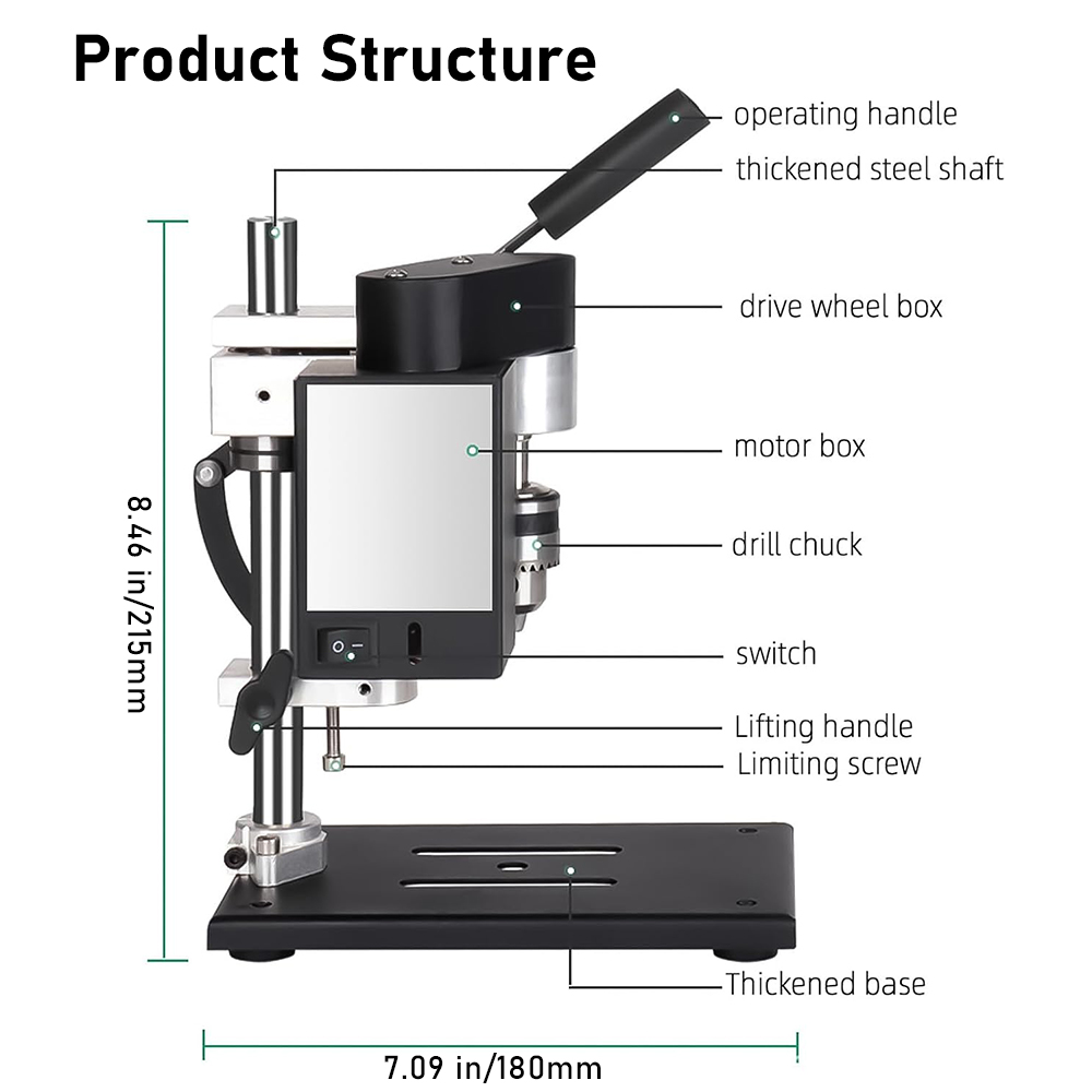 Desktop Electric Drill Press M - Jewelry Making Dc ulasan dan harga