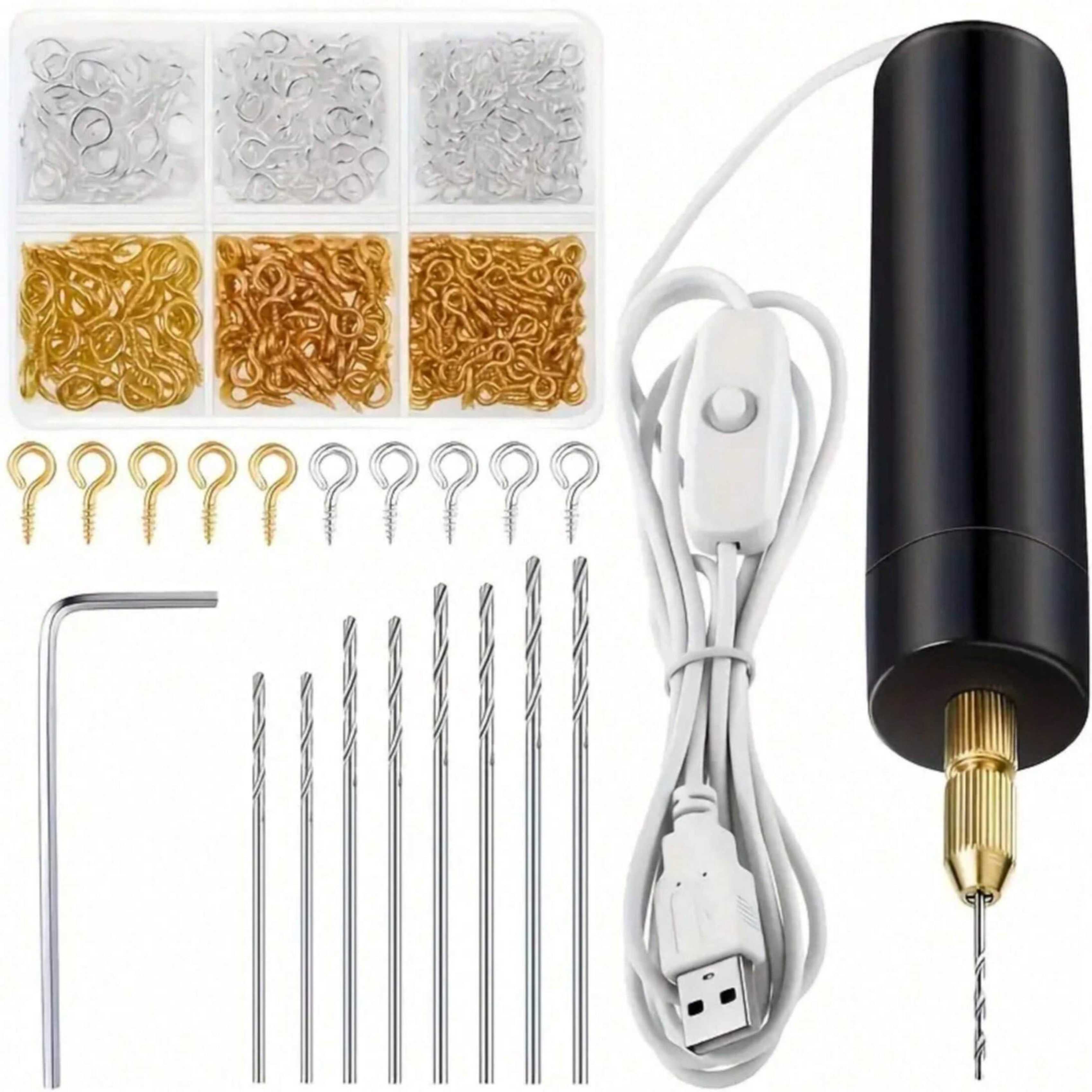 【Mini Electric Drill Set】10Pcs - Jewelry Making Dc ulasan dan harga