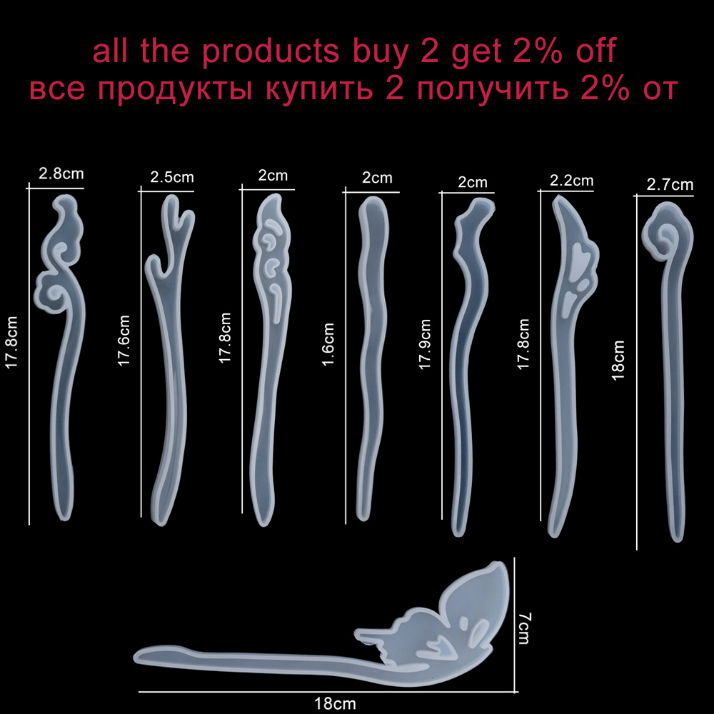 1Pcs Hairpin Hair Stick Silico - Jewelry Making Techniques ulasan dan harga