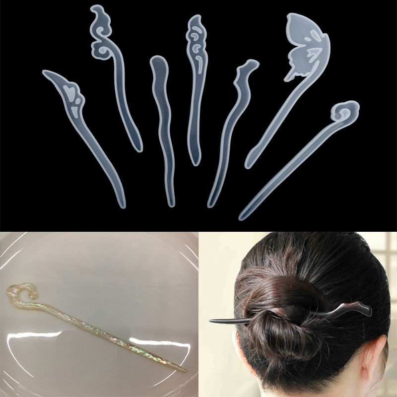 1Pcs Hairpin Hair Stick Silico - Jewelry Making Techniques ulasan dan harga