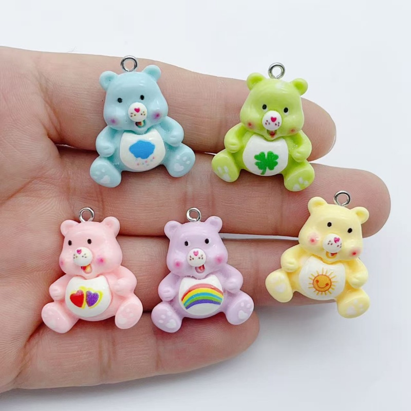 10pcs cartoon animal charm pen - Jewelry Making Resin ulasan dan harga