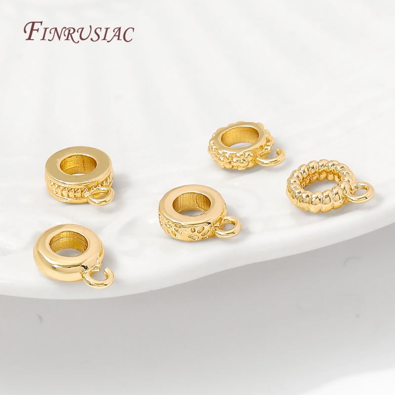 14K Gold Plated CZ Bails For J - Jewelry Making Loops ulasan dan harga