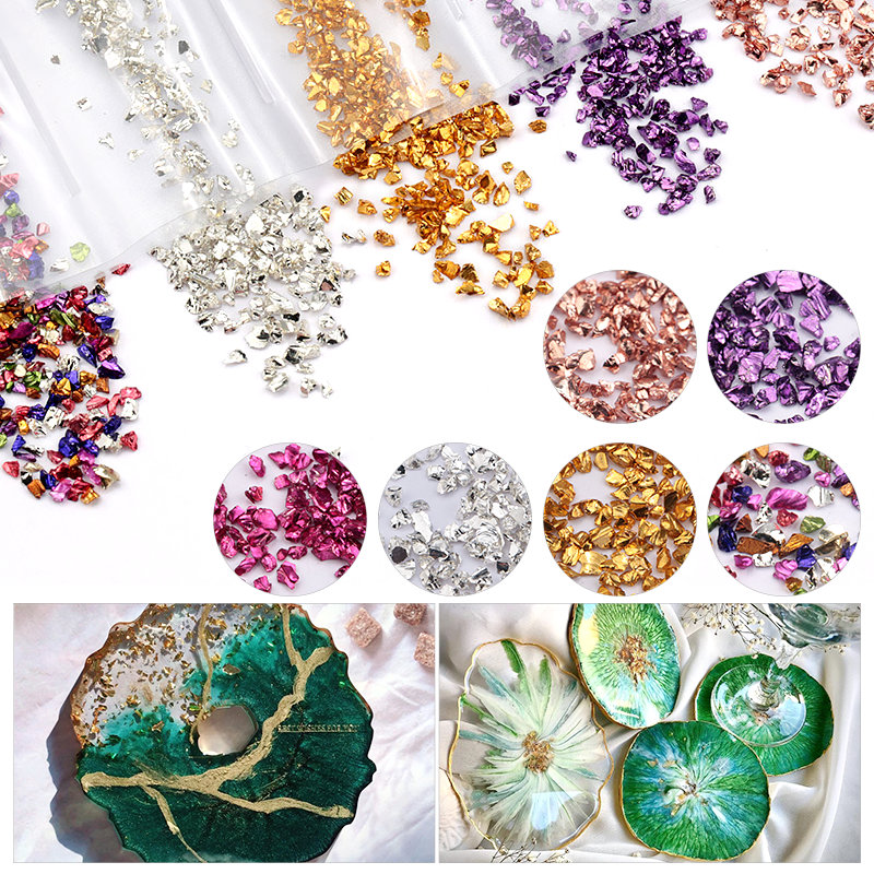 Epoxy Resin Colorful Metallic  - Jewelry Making Techniques ulasan dan harga