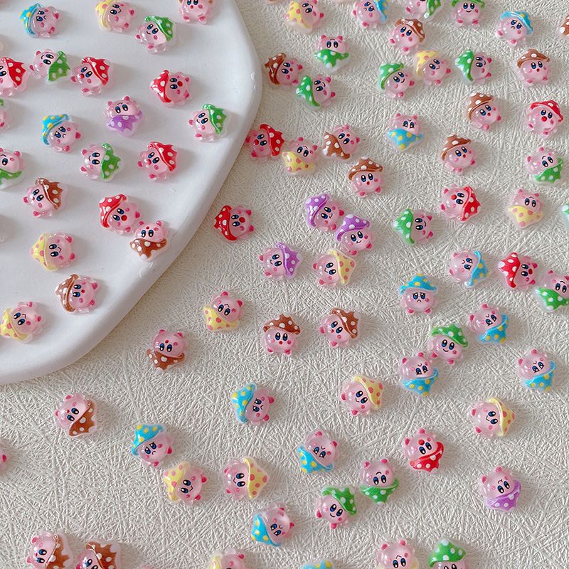 2/10/20pcs Kirby Nail Charms 3 - Jewelry Making Resin ulasan dan harga