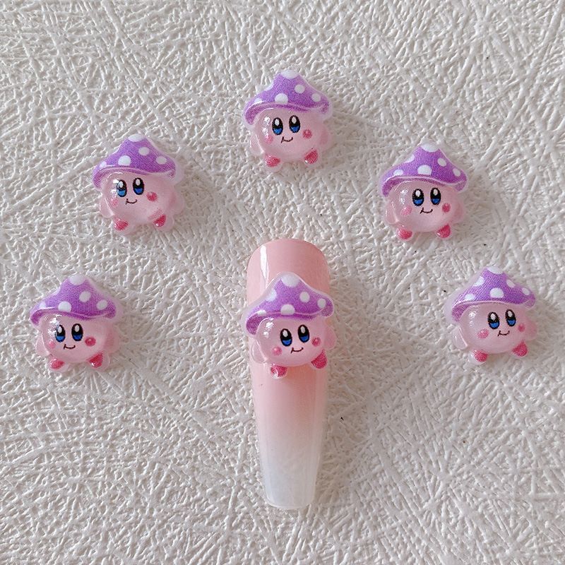 2/10/20pcs Kirby Nail Charms 3 - Jewelry Making Resin ulasan dan harga