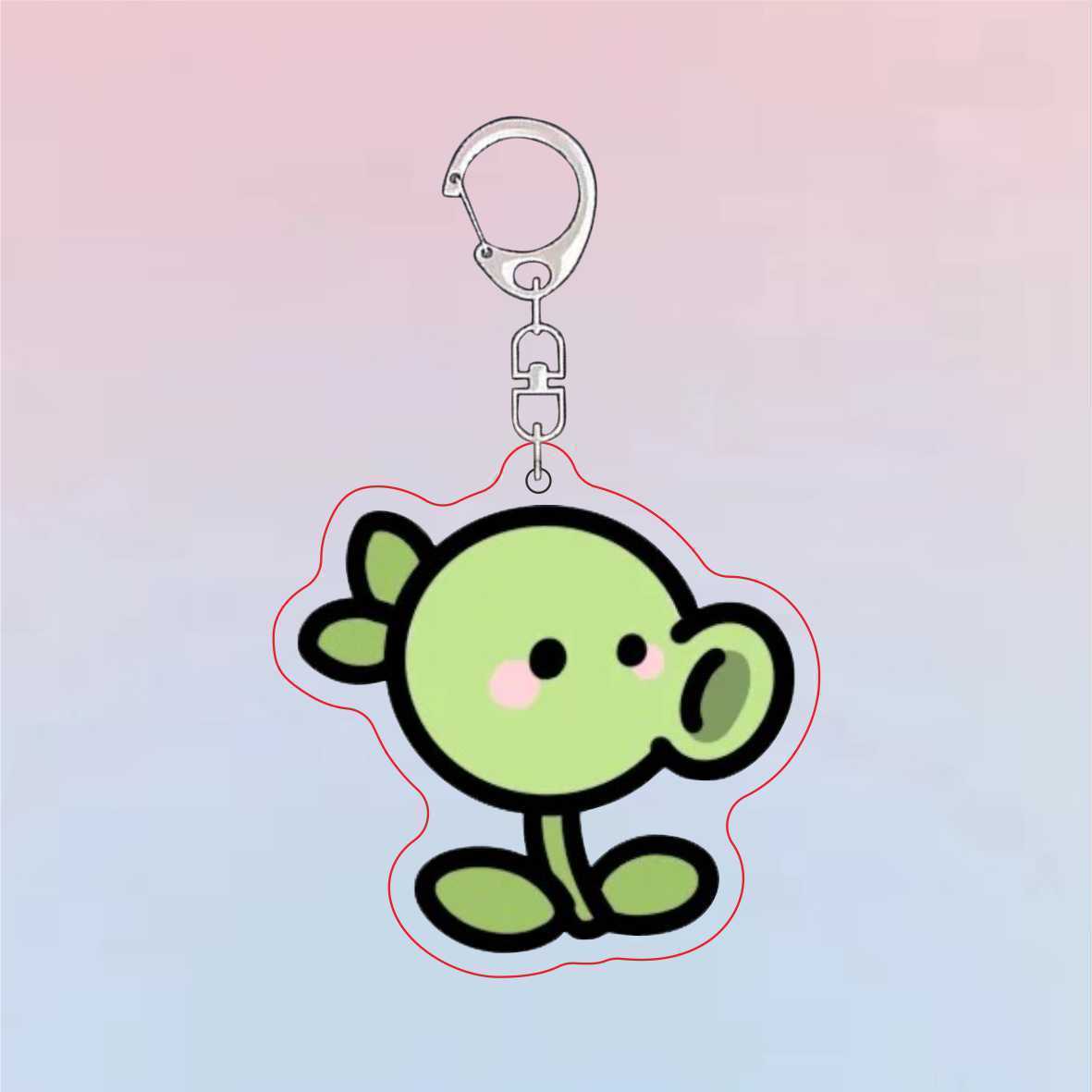 Plants Vs Zombies Acrylic Cute - Jewelry Making Resin ulasan dan harga
