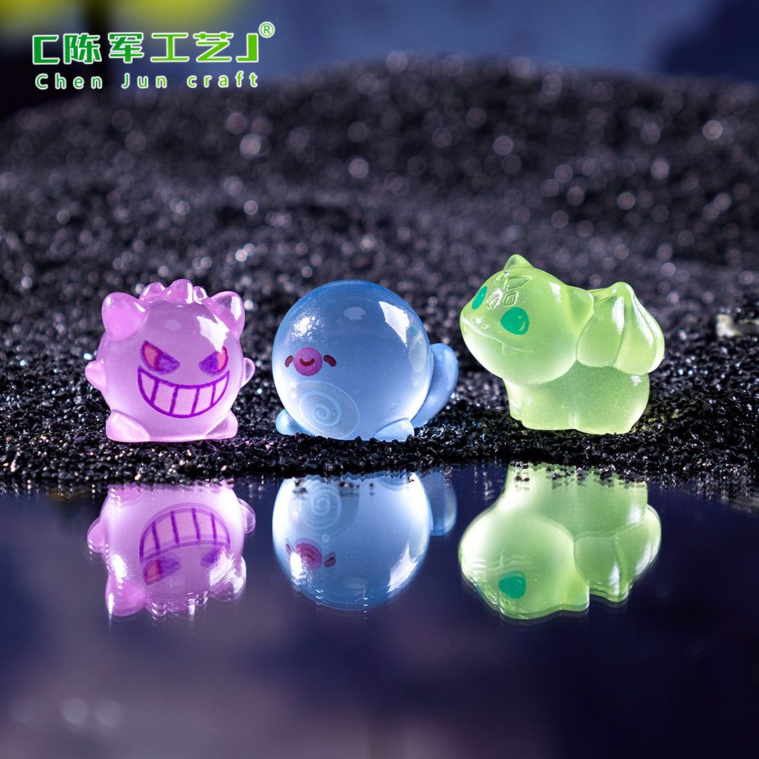 Pokemon Luminous Mini Figurine - Jewelry Making Resin ulasan dan harga
