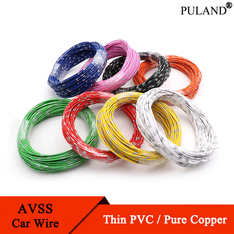 5~50m AVSS Automotive Wires Pu - Wire 22 Gauge Copper ulasan dan harga