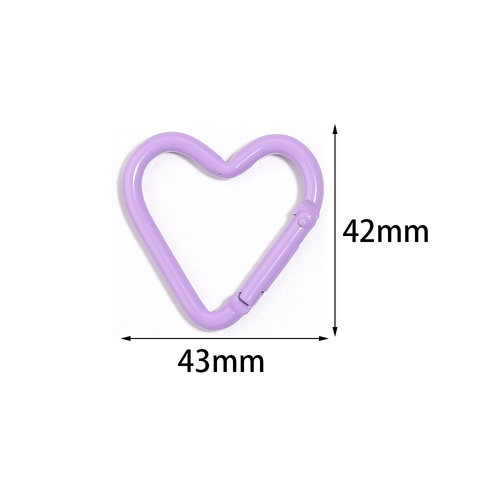 5pcs Colorful Heart-shaped Alu - Jewelry Making Kit For Beginners ulasan dan harga