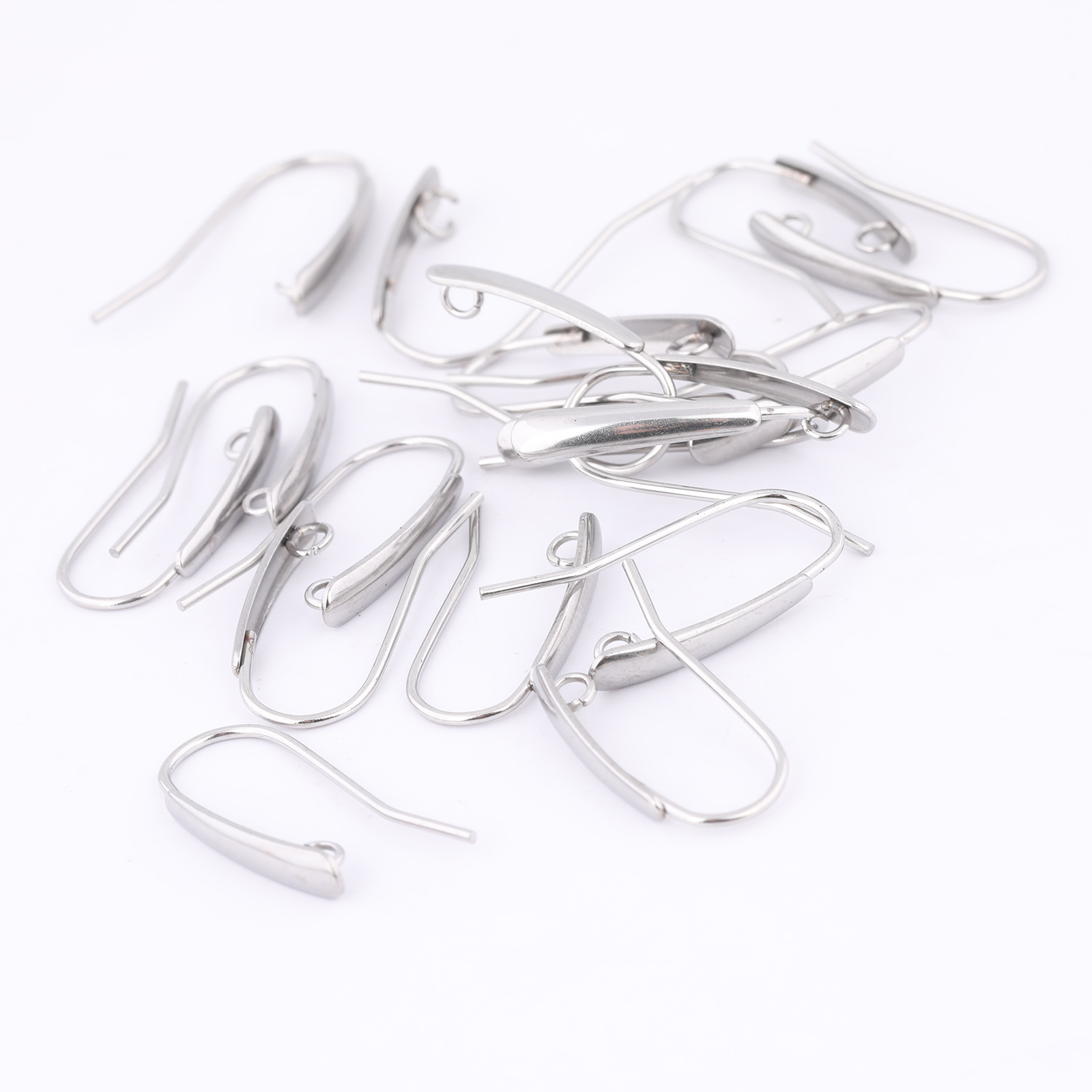 40pcs Stainless Steel Earring  - Jewelry Making Loops ulasan dan harga