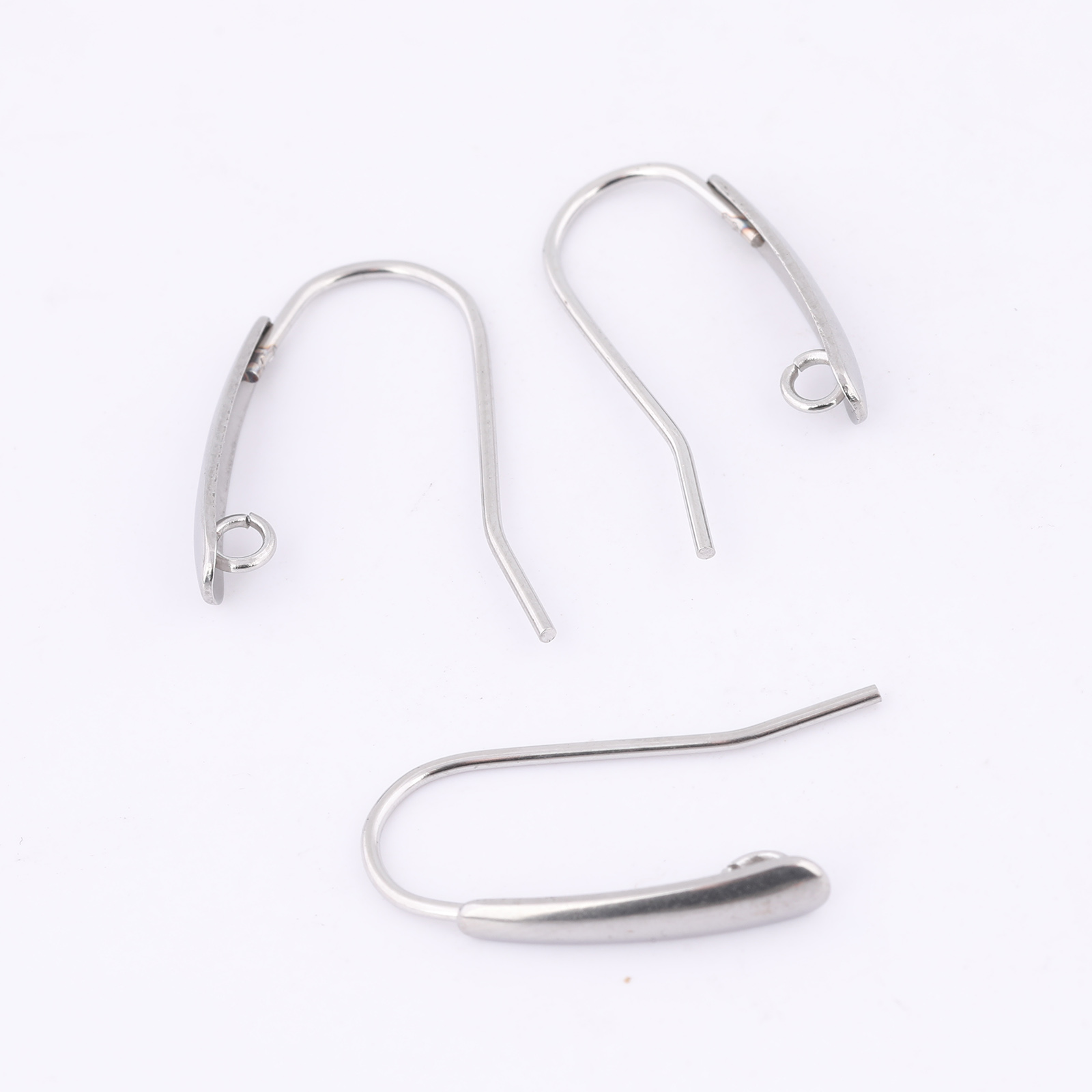 40pcs Stainless Steel Earring  - Jewelry Making Loops ulasan dan harga