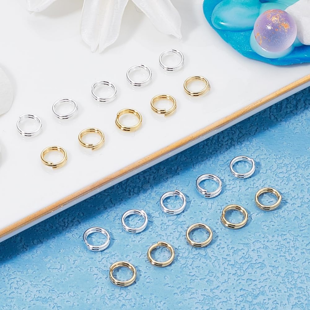 1 Box 80Pcs Split Jump Ring 24 - Jewelry Making Loops ulasan dan harga