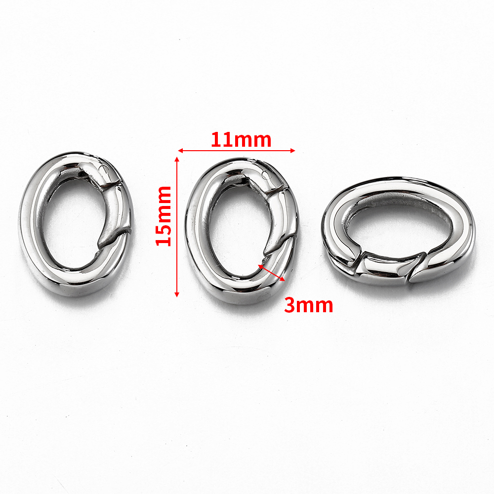 2pcs/1pc Stainless Steel Sprin - Jewelry Making Kit For Beginners ulasan dan harga