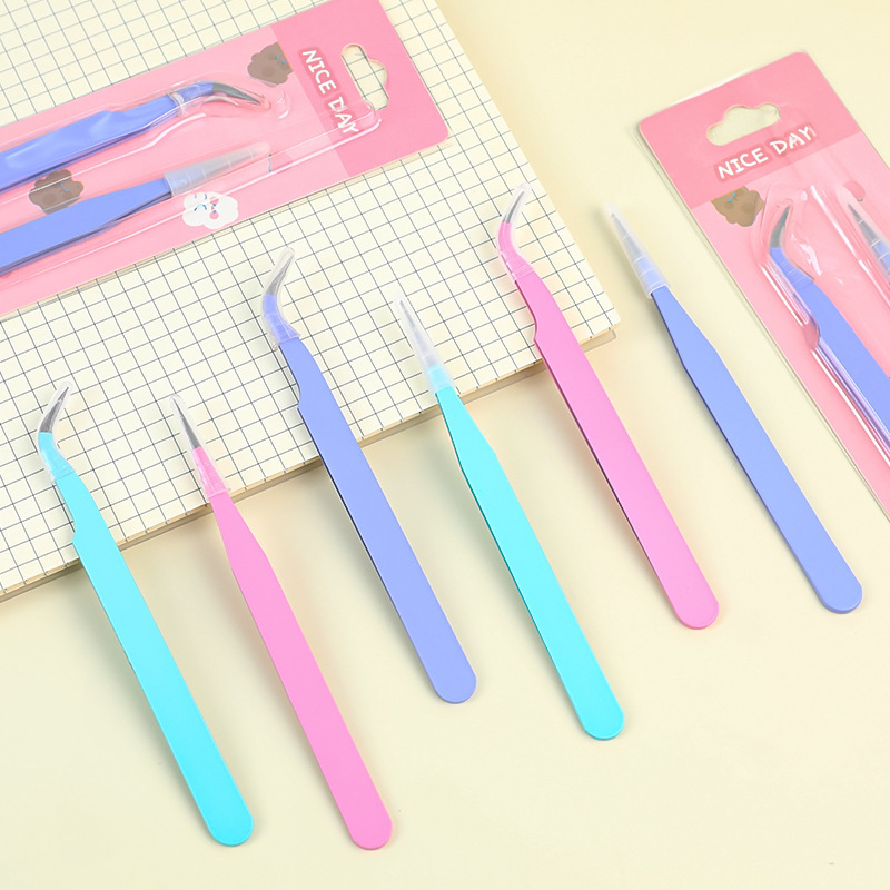 6pcs Tweezers Set - Angle and  - Jewelry Making Techniques ulasan dan harga