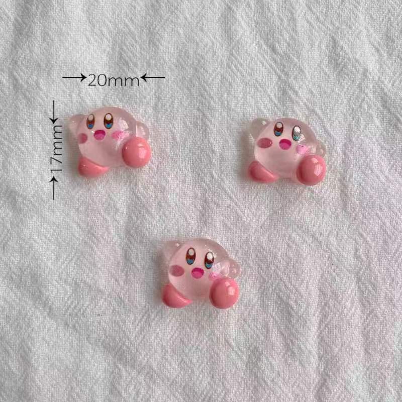 1/30pcs Ice-transparent Kirby  - Jewelry Making Resin ulasan dan harga
