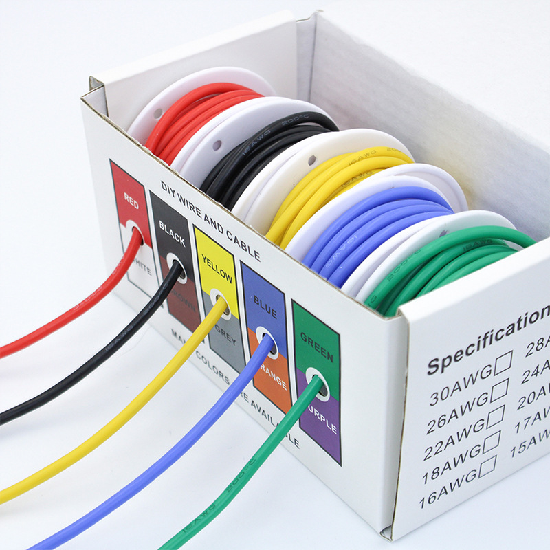20-24AWG Electric Wire Flexibl - Wire 22 Gauge Copper ulasan dan harga