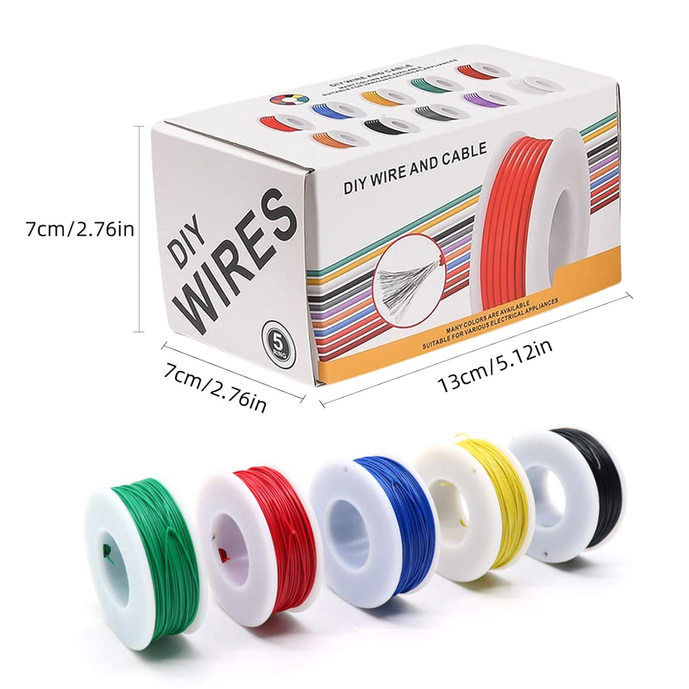 20-24AWG Electric Wire Flexibl - Wire 22 Gauge Copper ulasan dan harga