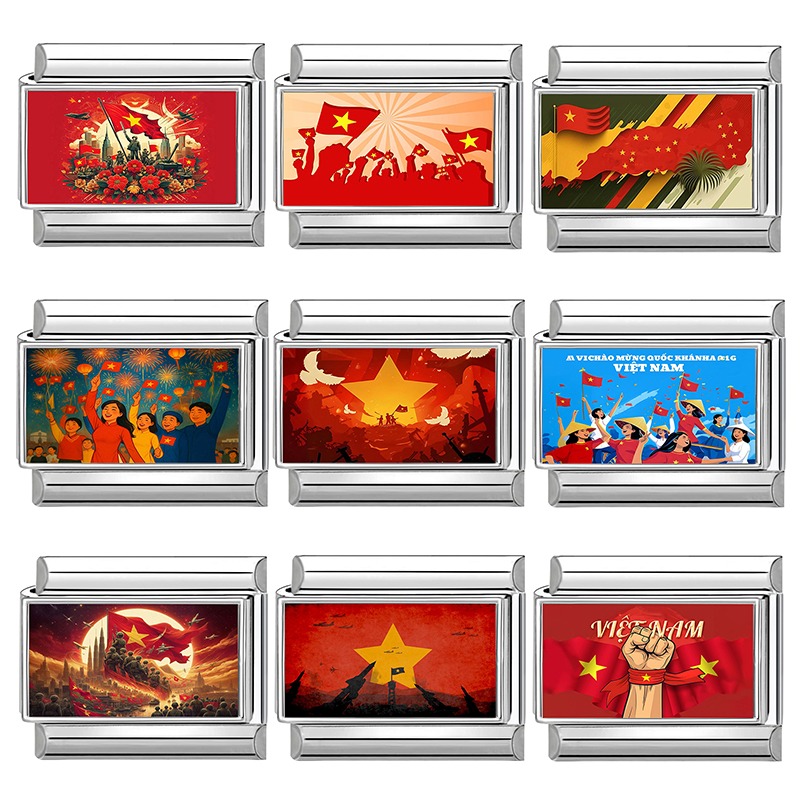 National Day of Vietnam Colorf - Jewelry Making Vietnam ulasan dan harga