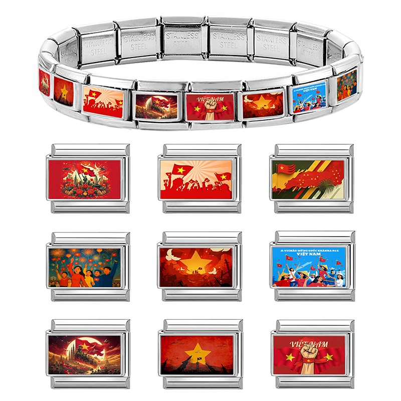 National Day of Vietnam Colorf - Jewelry Making Vietnam ulasan dan harga