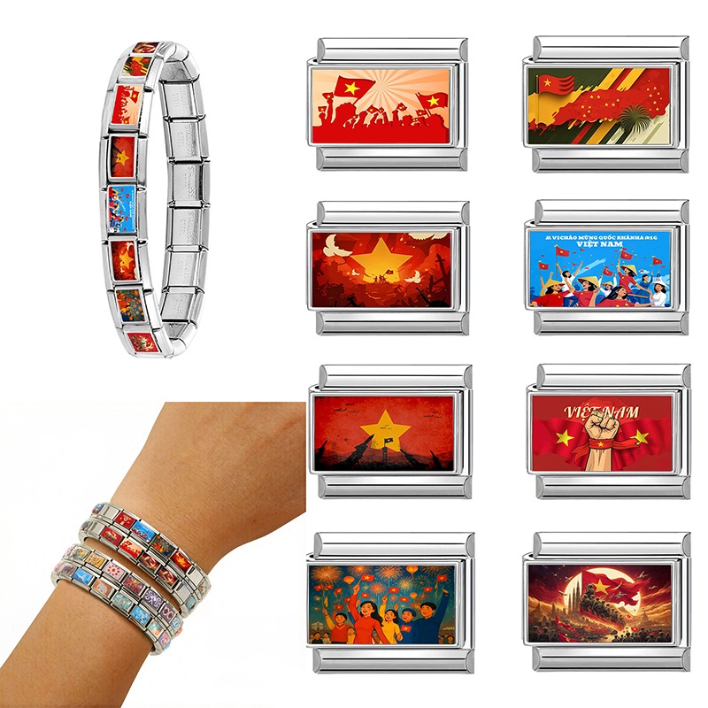 National Day of Vietnam Colorf - Jewelry Making Vietnam ulasan dan harga