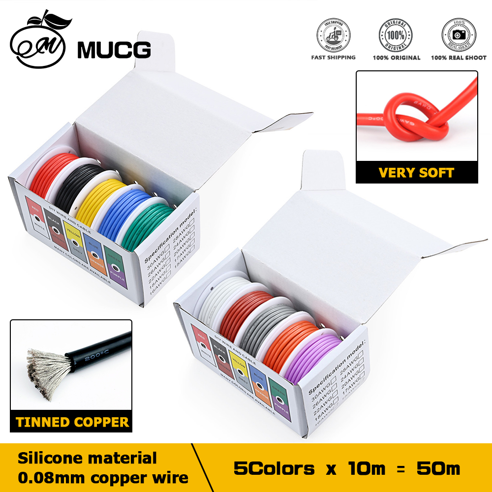 24 22 20 AWG Electric Wire Sof - Wire 22 Gauge Copper ulasan dan harga