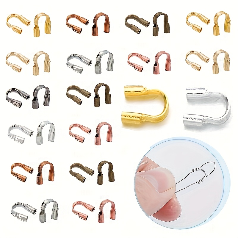100-300pcs 3X4mm Wire Protecto - Jewelry Making Loops ulasan dan harga